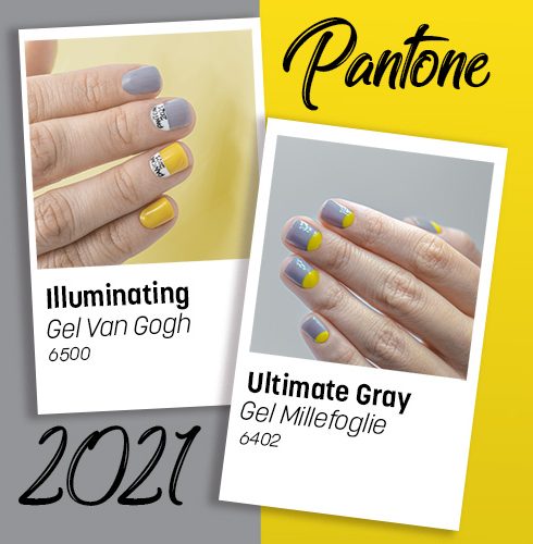 Colori Pantone 2021 Illuminating e Ultimate Gray