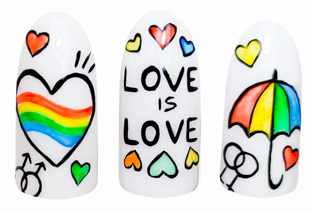 unghie contro l'omofobia