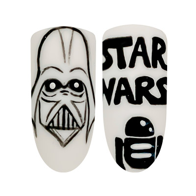 star wars day nail art