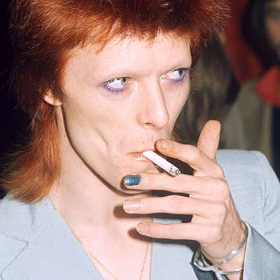 Nail Art uomo David Bowie