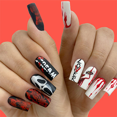 nail art horror