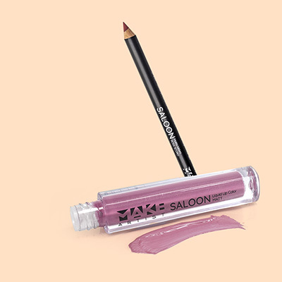 Tinta e matita labbra rosa