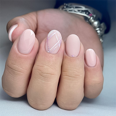 Nail art nude