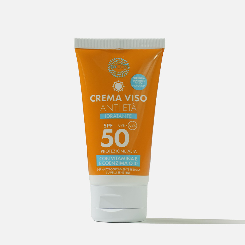 Crema solare viso 50