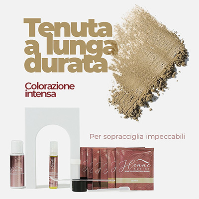 Kit hennè sopracciglia